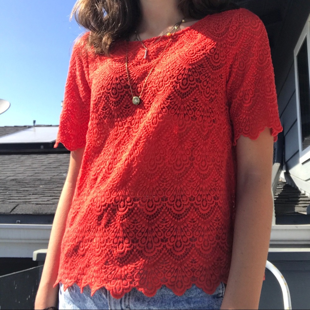 Vintage lace top